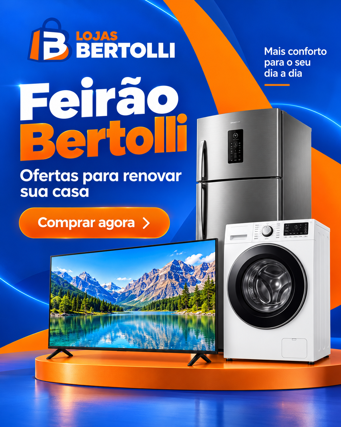 Feirão Bertolli com ofertas para renovar sua casa